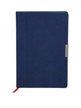 Image of Ted Baker A5 Brogue Geo Notebook - Navy, One Colour, Women