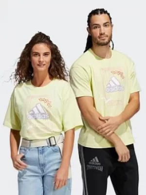 Image of adidas Love Unites Graphic T-Shirt (gender Neutral), White Size M Men
