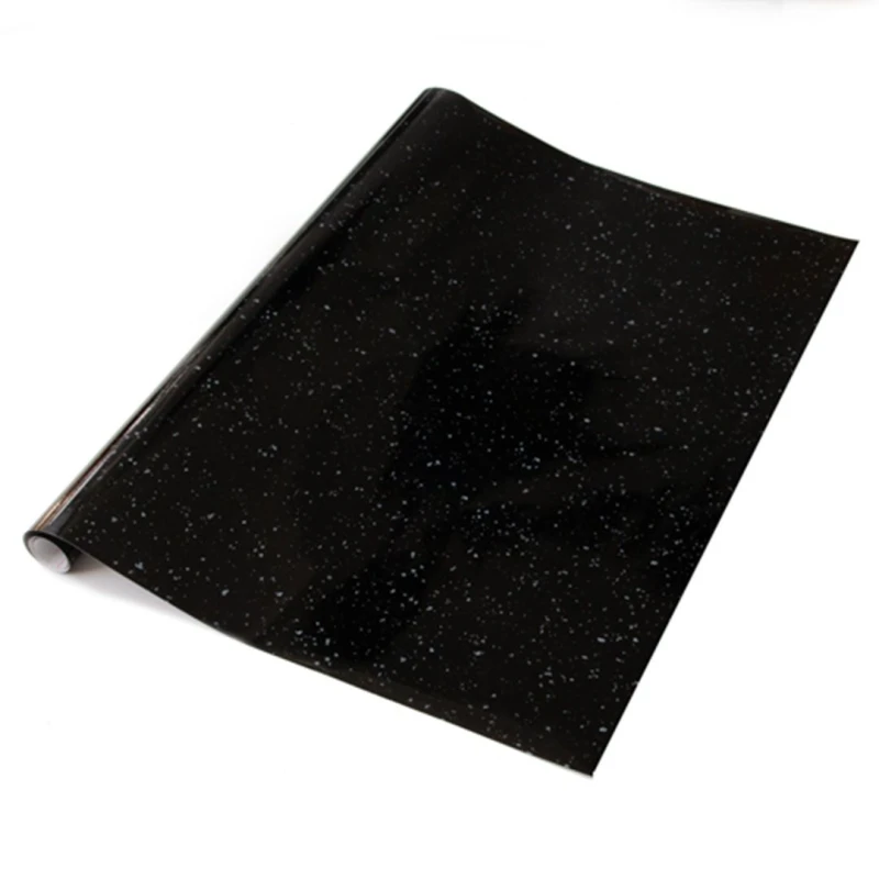 Image of D-C-Fix Black Granite Quartz Self Adhesive Vinyl Wrap Film Size: 675mm x 10000mm Black Unisex 675mm x 10000mm