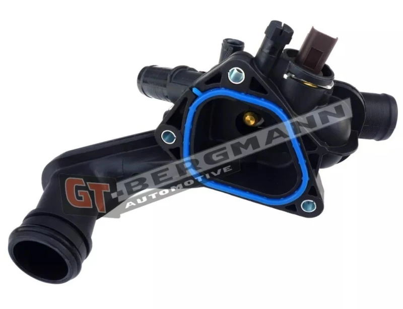 Image of GT-BERGMANN GT17-023 Engine thermostat Opening Temperature: 105°C, with gasket/seal, with housing, with Temperature Switch Thermostat,coolant (316)