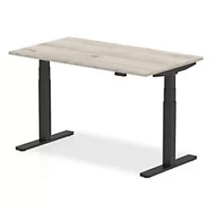 Image of Dynamic Ergonomic Desk Impulse HAS148BGRY Corner Desk MFC 1400 mm x 800 mm x 730 mm Walnut, White