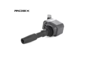 Image of RIDEX Ignition coil 689C0262 Coil pack,Ignition coil pack VW,AUDI,SKODA,Golf VII Schragheck (5G1, BQ1, BE1, BE2),Polo Schragheck (6R1, 6C1)