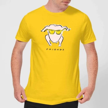 Image of Friends Turkey Mens T-Shirt - Yellow - XS