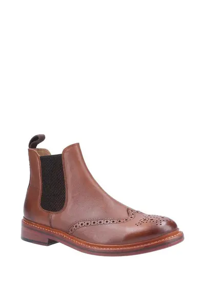 Image of Cotswold 'Siddington' Leather Boots Brown