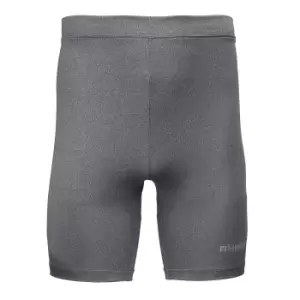 image of Rhino Mens Sports Base Layer Shorts (XS) (Heather Grey)