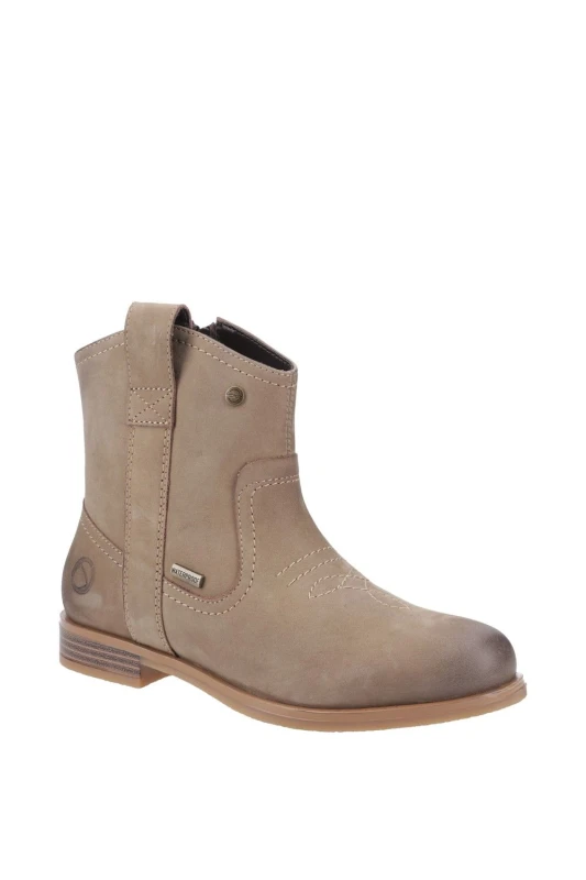 Image of Cotswold Womens Signet Ankle Boots in Taupe Size: 4 Taupe Female 4