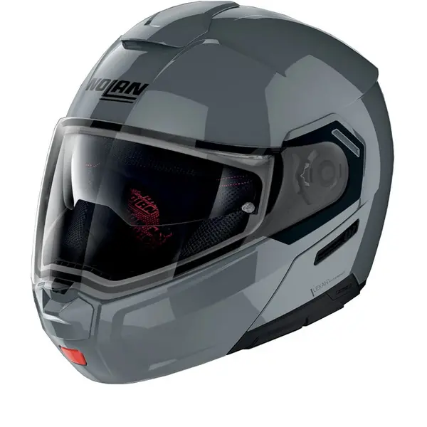 image of Nolan N90-3 Classic 8 Slate Grey ECE 22.06 Modular Helmet Size L