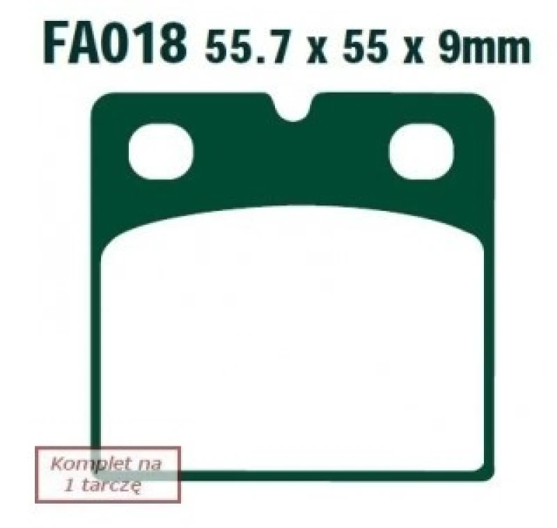 Image of EBC Brakes FA018HH Brake pad set Brake Pad Set,disc brake (402)