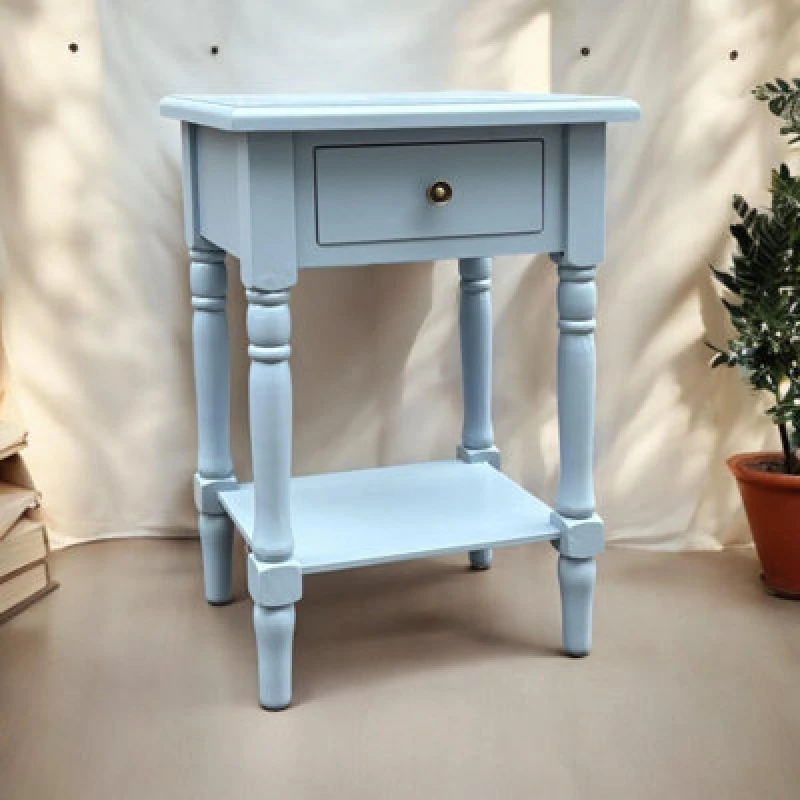 Image of MSL 65cm1 Drawer Side Table 9070