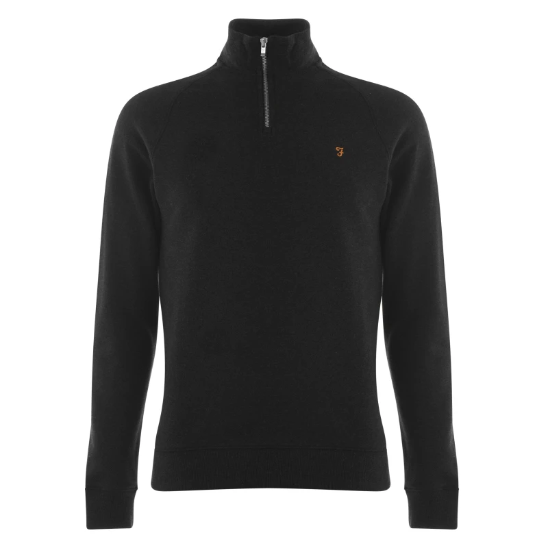 Image of Farah Jim Zip Jumper Black 010 male Large