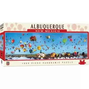 Image of Masterpieces Puzzle City Panoramic Albuquerque Puzzle 1000 piece jigsaw puzzle