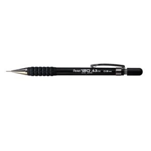 image of Pentel 120 A3 A315 A 0.5mm Automatic Pencil Barrel Black with Rubber