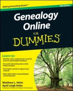 Image of Genealogy Online for Dummies by Matthew L. Helm Paperback