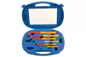 Image of Laser Tools 5515 VDE Hex Key Set - Extra Long