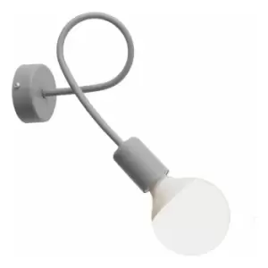 Image of Helam Oxford Wall Lamp Grey 25cm