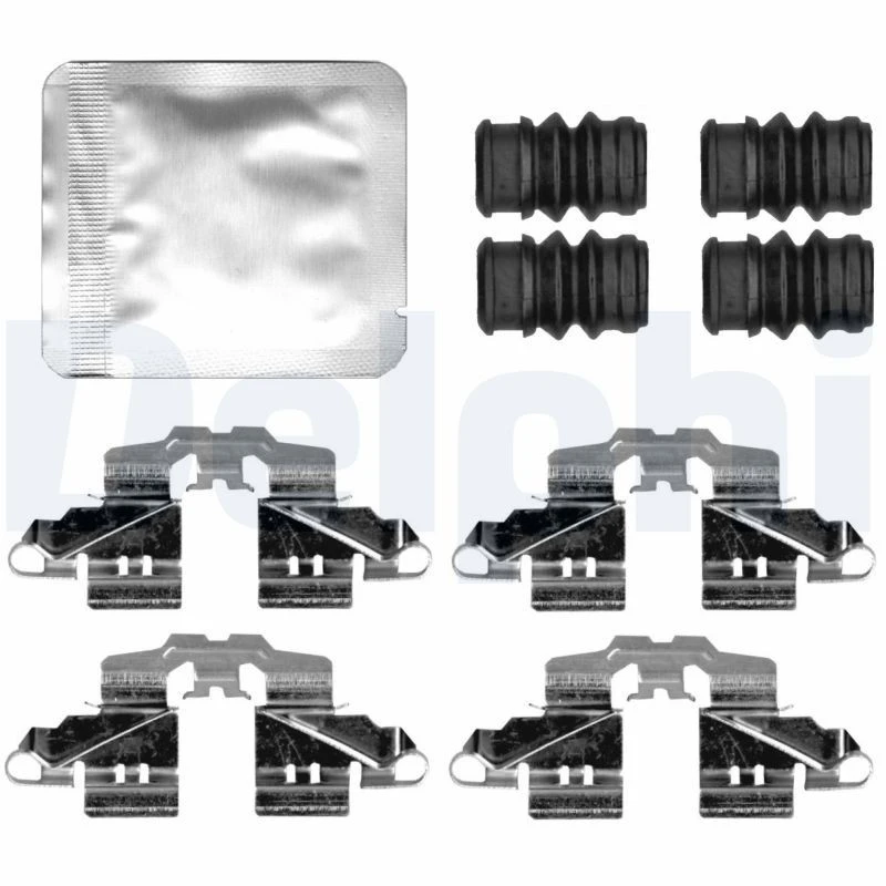 Image of DELPHI Brake pad fitting kit DELPHI LX0814