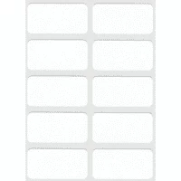 Image of Club SD04907 Self-Adhesive Labels 19mm x 38mm - White (70 Labels)