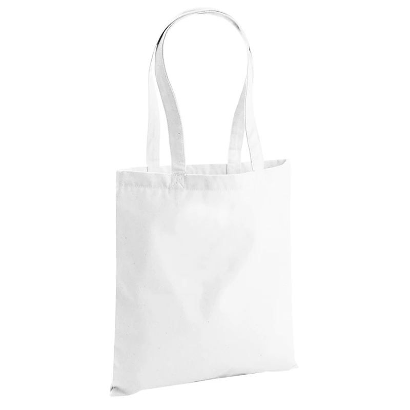 Image of Westford Mill Womens EarthAware Bag For Life (10 Litres) Pack of 2 in White White Female One Size