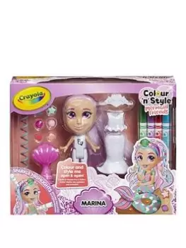 image of Crayola Colour N Style Friends Mermaids - Marina