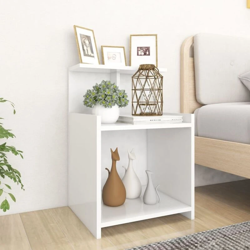 Image of VIDAXL Bed Cabinets 2 pcs White 40x35x60cm Engineered Wood Vidaxl 8720286557815