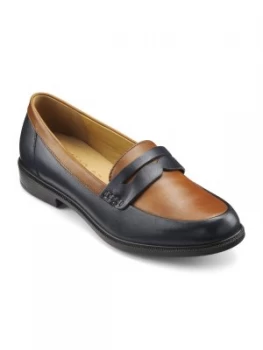 image of Hotter Dorset Smart Loafer Shoes Ink