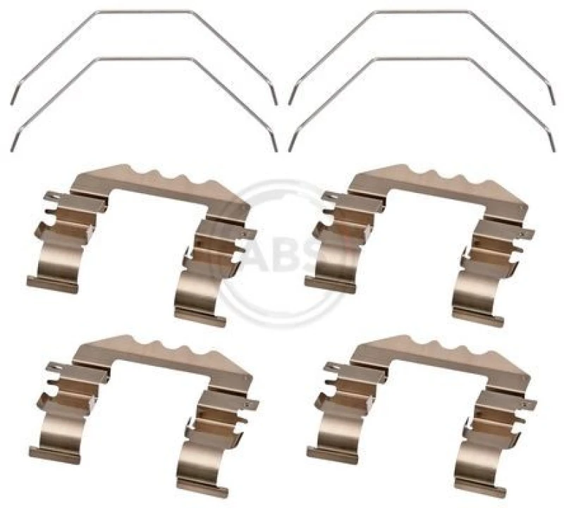 Image of A.B.S. Brake pad fitting kit A.B.S. 1918Q