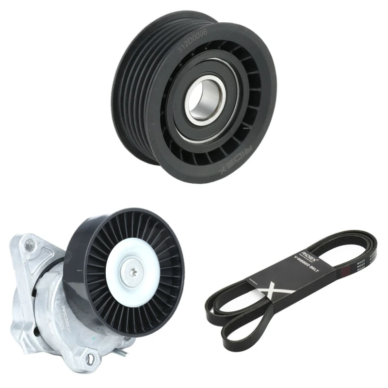Image of RIDEX 542R0994 V-ribbed belt set V-Ribbed Belt Set (542)