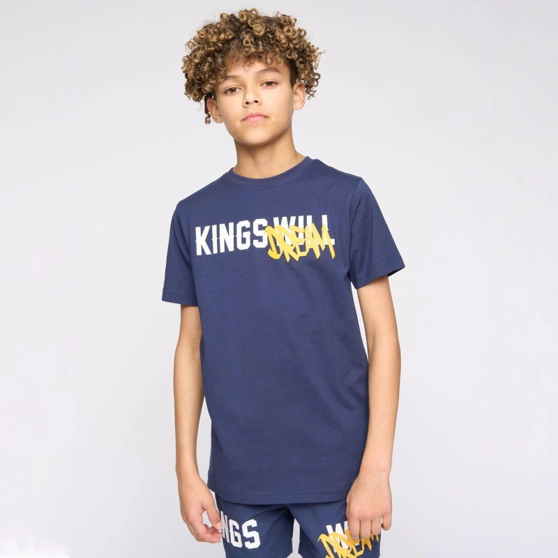 Image of Kings Will Dream Tagged T-Shirt Navy male 9-10