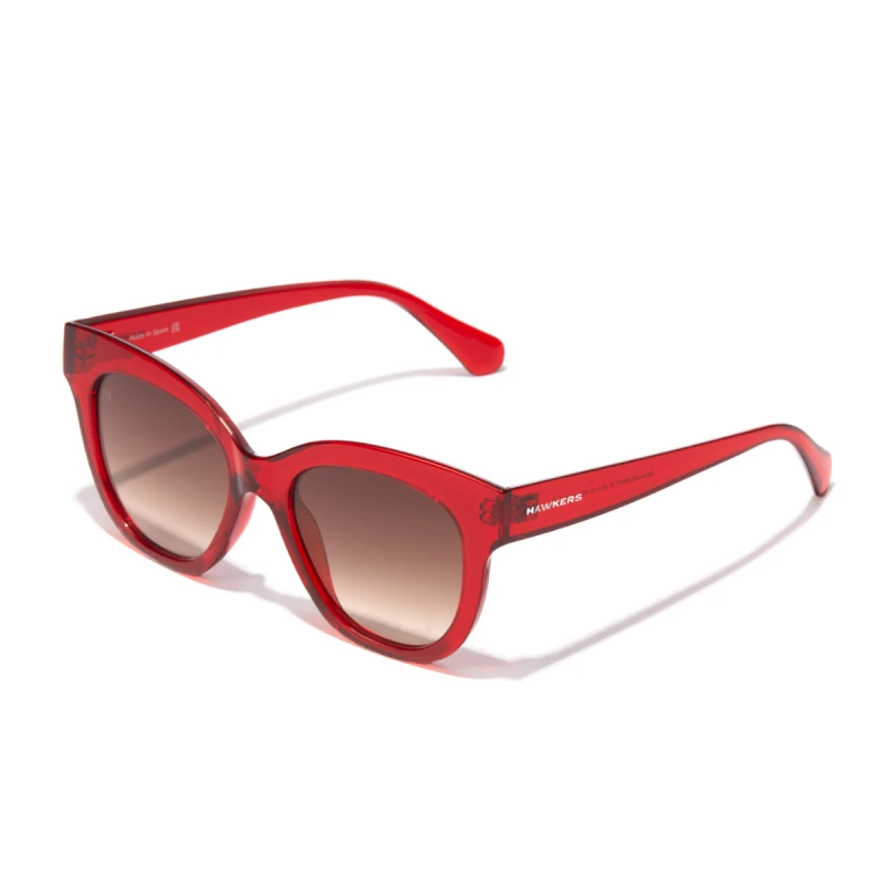 Image of Sunglasses Hawkers Audrey Raw - Cherry Red Earth