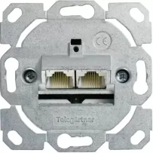 Image of Telegaertner Network outlet Flush mount Insert CAT 6 2 ports