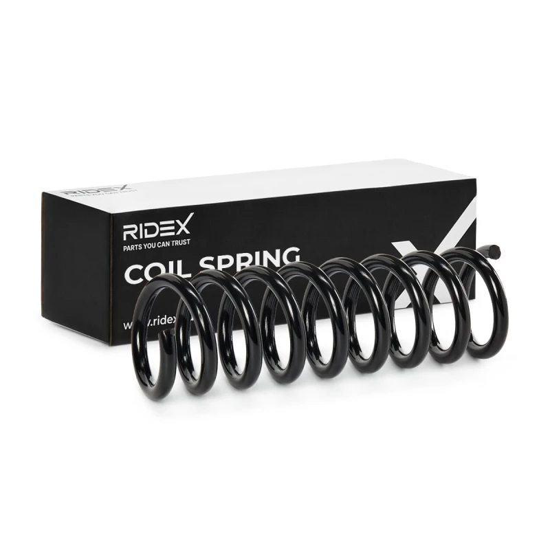 Image of RIDEX 188C0326 Coil spring Rear Axle Coil Spring (188)