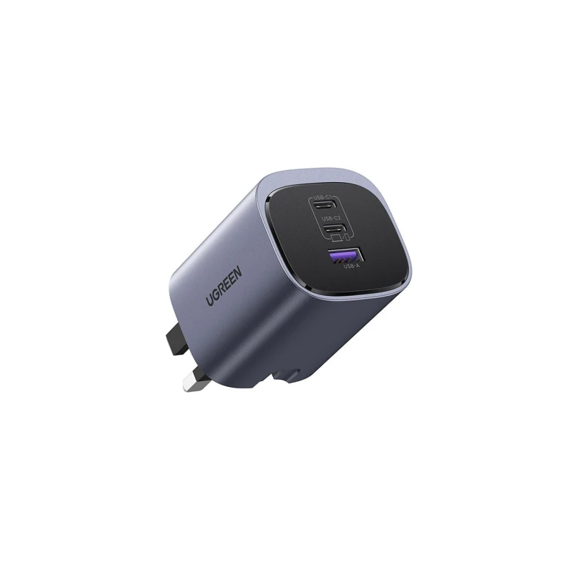 Image of Ugreen 65W 3-Port GaN Charger - Grey