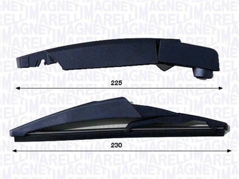 Image of MAGNETI MARELLI Wiper arm set MAGNETI MARELLI 000723180453