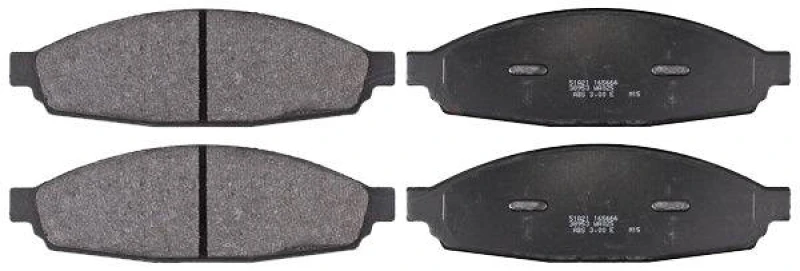 Image of A.B.S. 38953 Brake pad set without integrated wear sensor Brake Pad Set,disc brake (402)