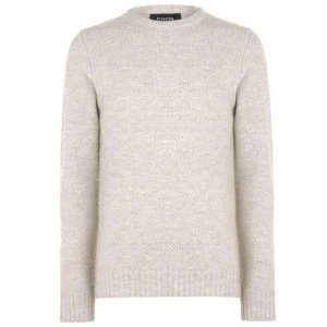 Image of Firetrap Textured Knit Jumper Mens - Beige