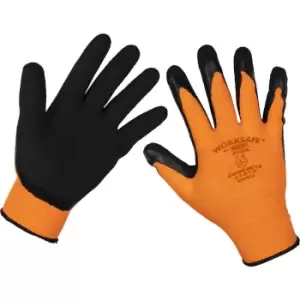 Image of 120 PAIRS Latex Coated Foam Gloves - Large - Improved Grip Lightweight Safety