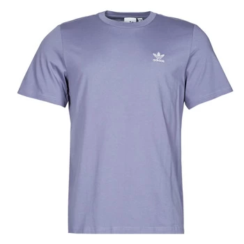 image of adidas ESSENTIAL TEE mens T shirt in Purple - Sizes XXL,S,M,L,XL,XS