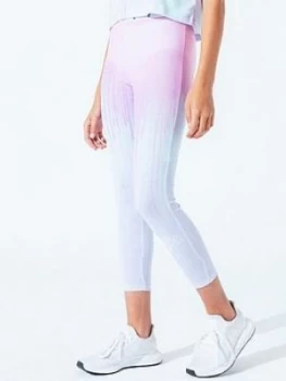 Image of Hype Pastel Drips Leggings, Multi, Size Age: 9-10 Years, Women