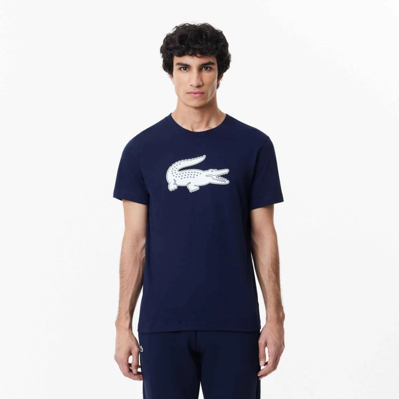 Image of Lacoste Croc II T Shirt - Blue Blue M