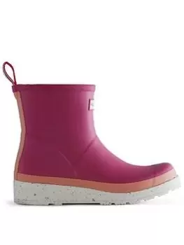 Image of Hunter Hunter Short Play Wellington Boots, Pink, Size 4, Women