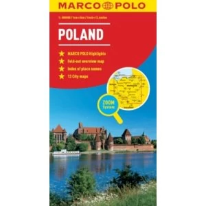 Image of Poland Marco Polo Map by Marco Polo (Sheet map, folded, 2013)
