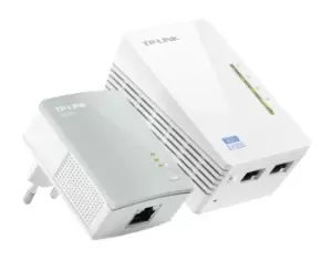 image of TP-LINK TL-WPA4220KIT AV500 2-Port WiFi Powerline Adapter Starter Kit (TL-WPA4220KIT)