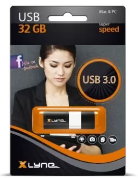 Image of xlyne 32GB USB3.0 Wave USB flash drive USB Type-A 3.2 Gen 1 (3.1...