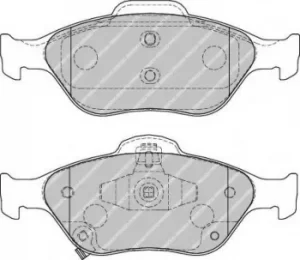 Image of Ferodo FDB1890 Brake Pad Set Front Axle Premier Car