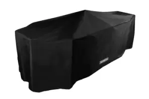 Image of Bosmere Storm Black Rectangular Patio Set Cover - 6 seat