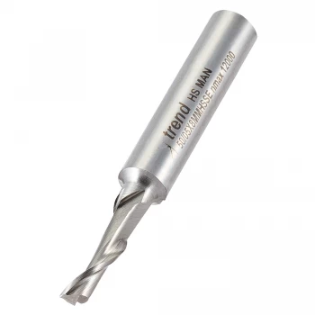 Image of Trend Aluminium UPVC Single Flute Helical Upcut Cutter 5mm 12mm 8mm