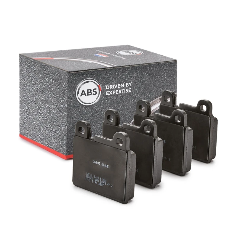 Image of A.B.S. 36833 Brake pad set prepared for wear warning indicator Brake Pad Set,disc brake (402)
