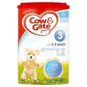 image of Cow and Gate 3 Growing Up Milk Powder 900g