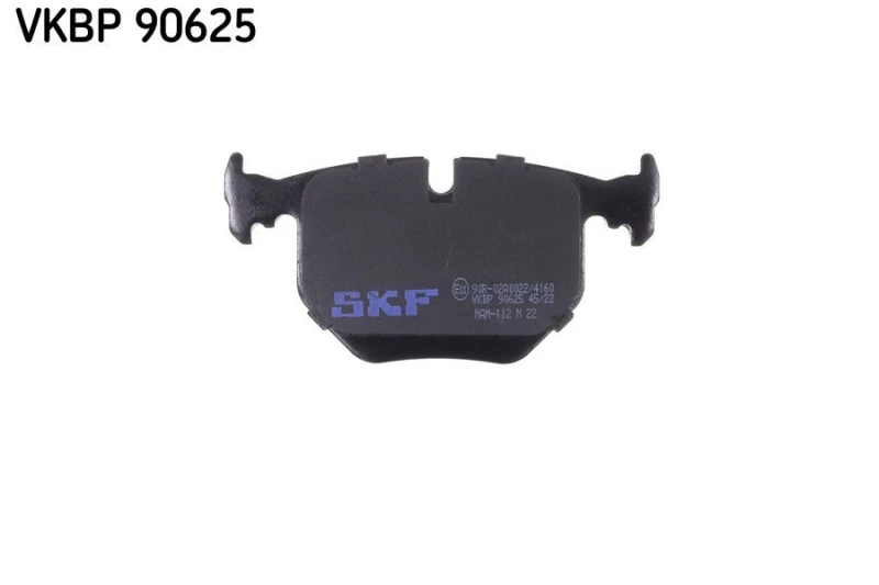 Image of SKF VKBP 90625 Brake pad set prepared for wear warning indicator Brake Pad Set,disc brake (402)
