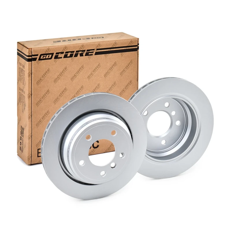 Image of goCORE GCH20145 Brake disc Rear Axle, Vented, Grey Cast Iron, Coated, High-carbon, without wheel studs Grey Cast Iron Brake Disc (82)